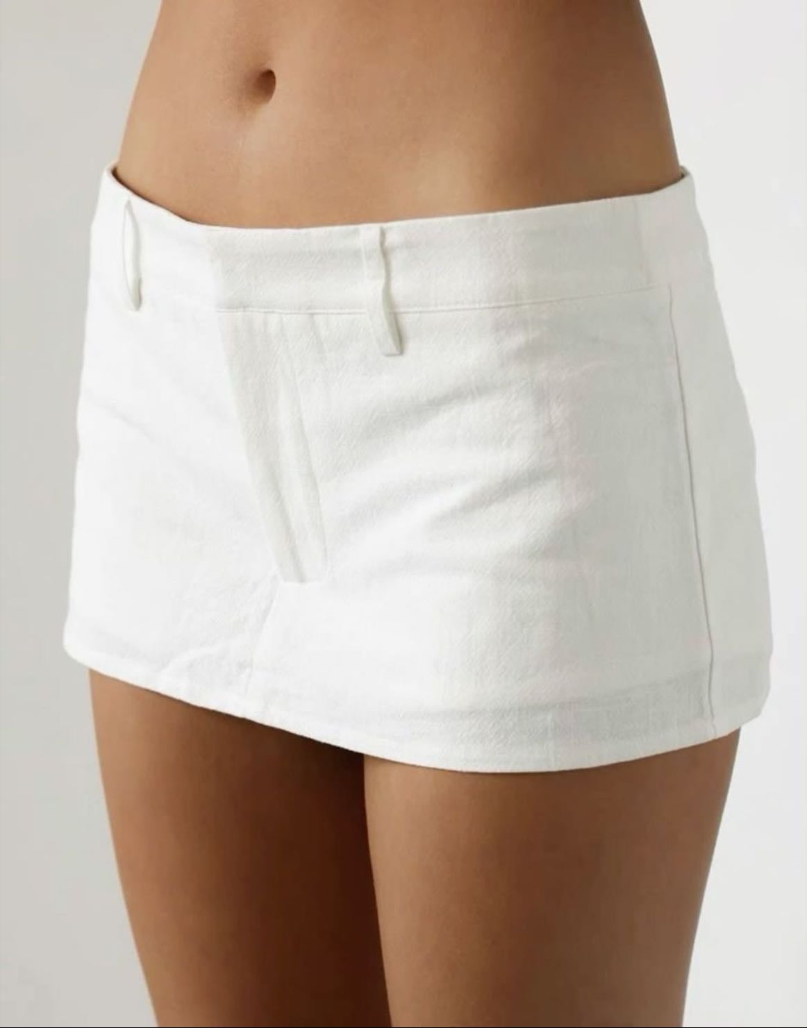 White skirt