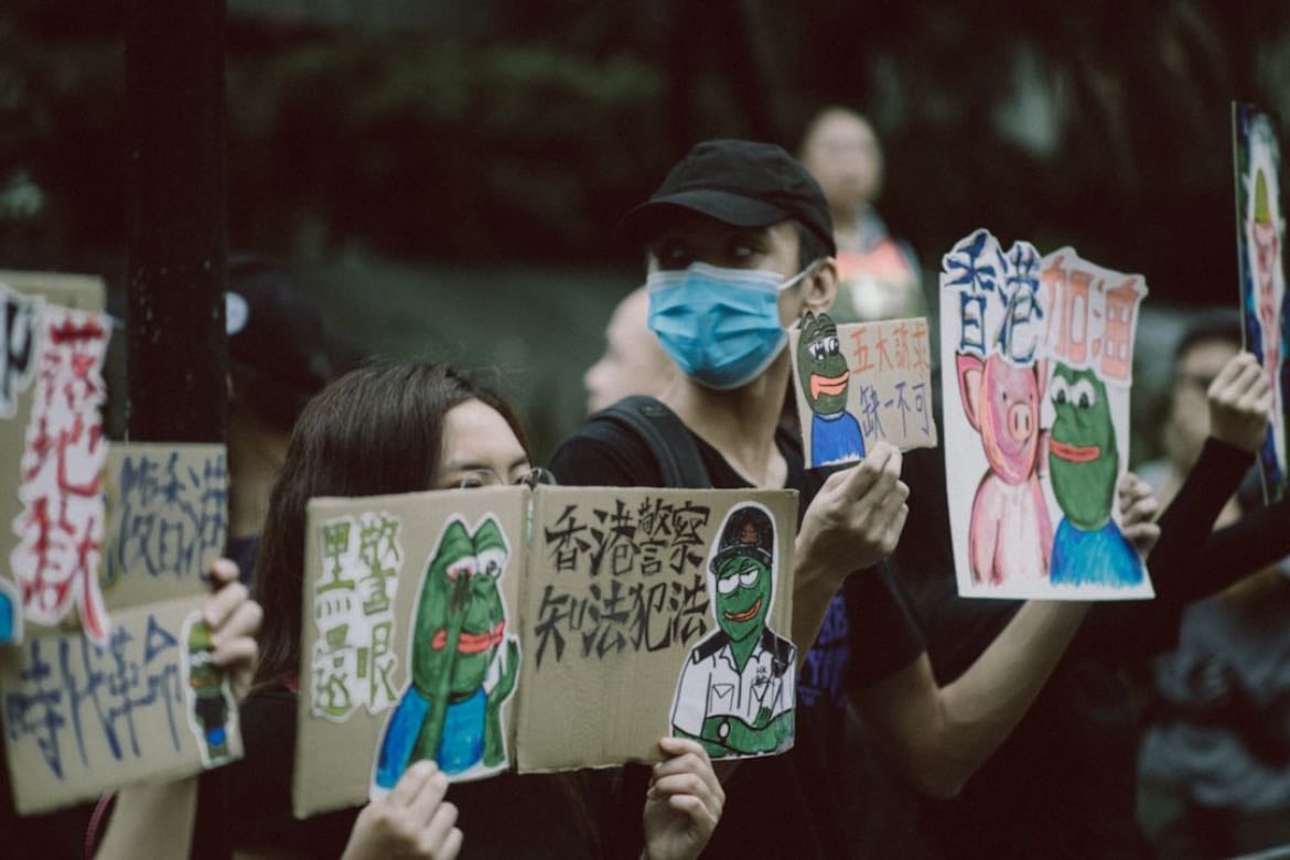 participate in a protest