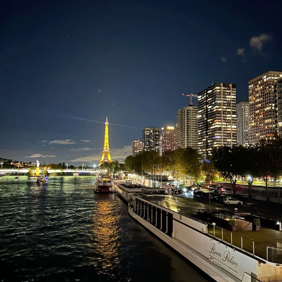 Riverboat ride on the Seine