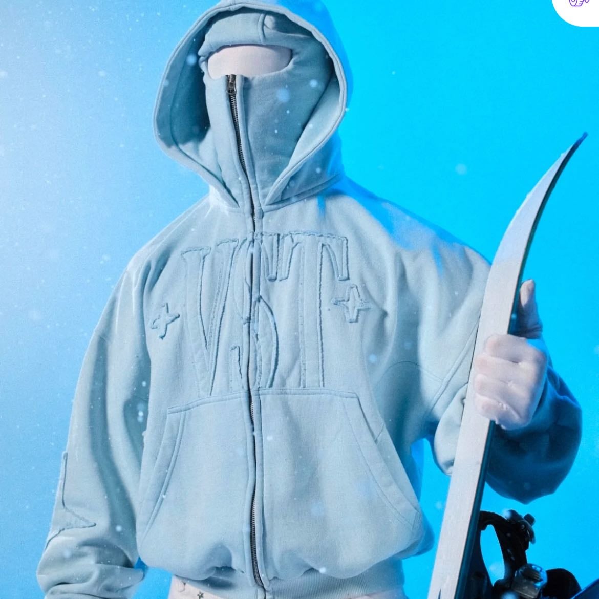 Balaclava Zip (Blue) - de Vestagarments