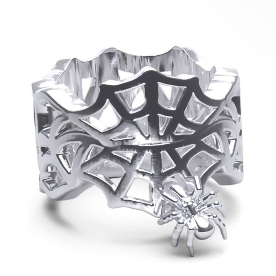 SPIDER WEB RING - de Hard Jewelry