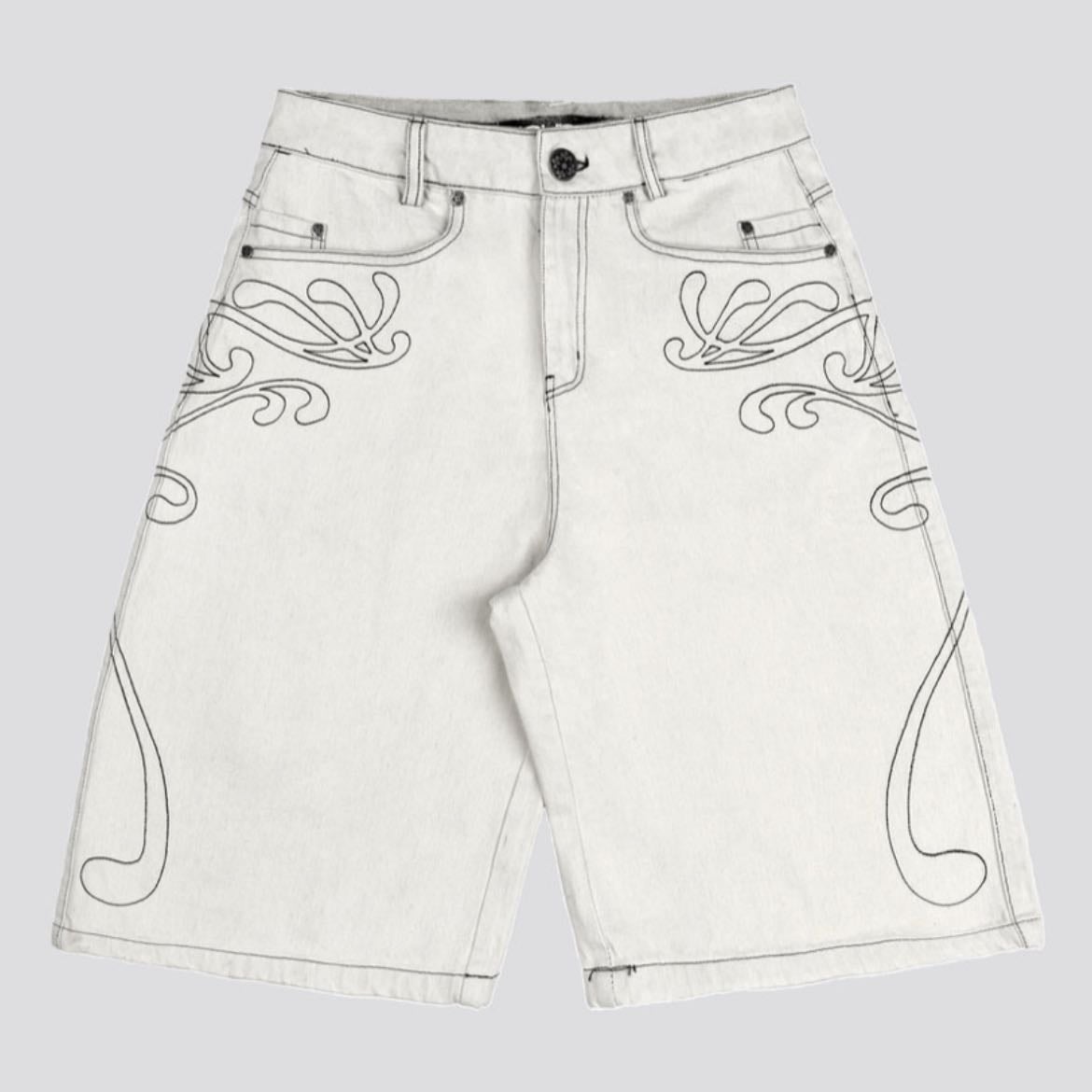 WHITE NEOART JORT - de DavrilSupply