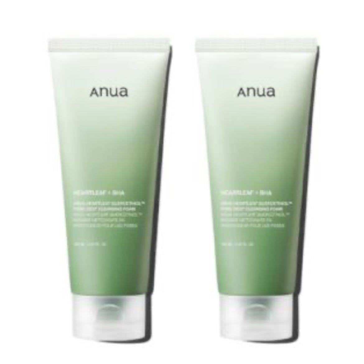 ANUA - Heartleaf Quercetinol Pore Deep Cleansing Foam - 150ml (2ea) Set - de Anua