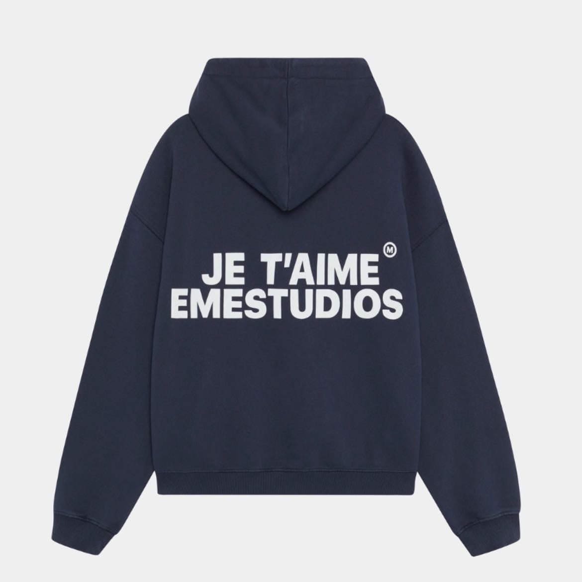 Adore Navy oversized hoodie - de Emestudios