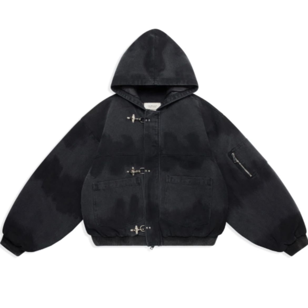 Shige 15oz Canvas Clasp Bomber Jacket - de Shinzo