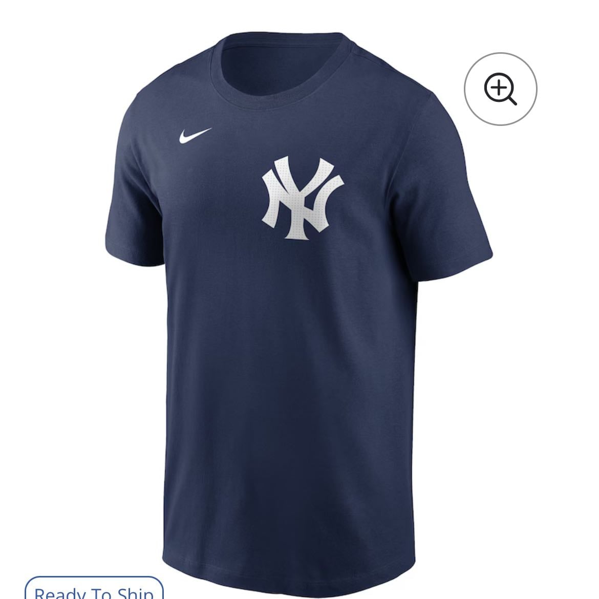 Aaron Judge New York Yankees Nike Fuse Name & Number T-Shirt - Navy - de Nike x Nyy