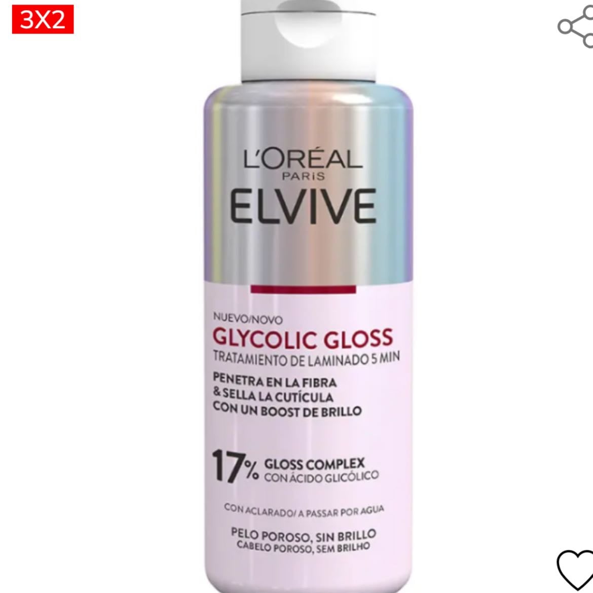 L'ORÉAL PARÍS Tratamiento de Laminado Glycolic Gloss - de L’oreal Paris