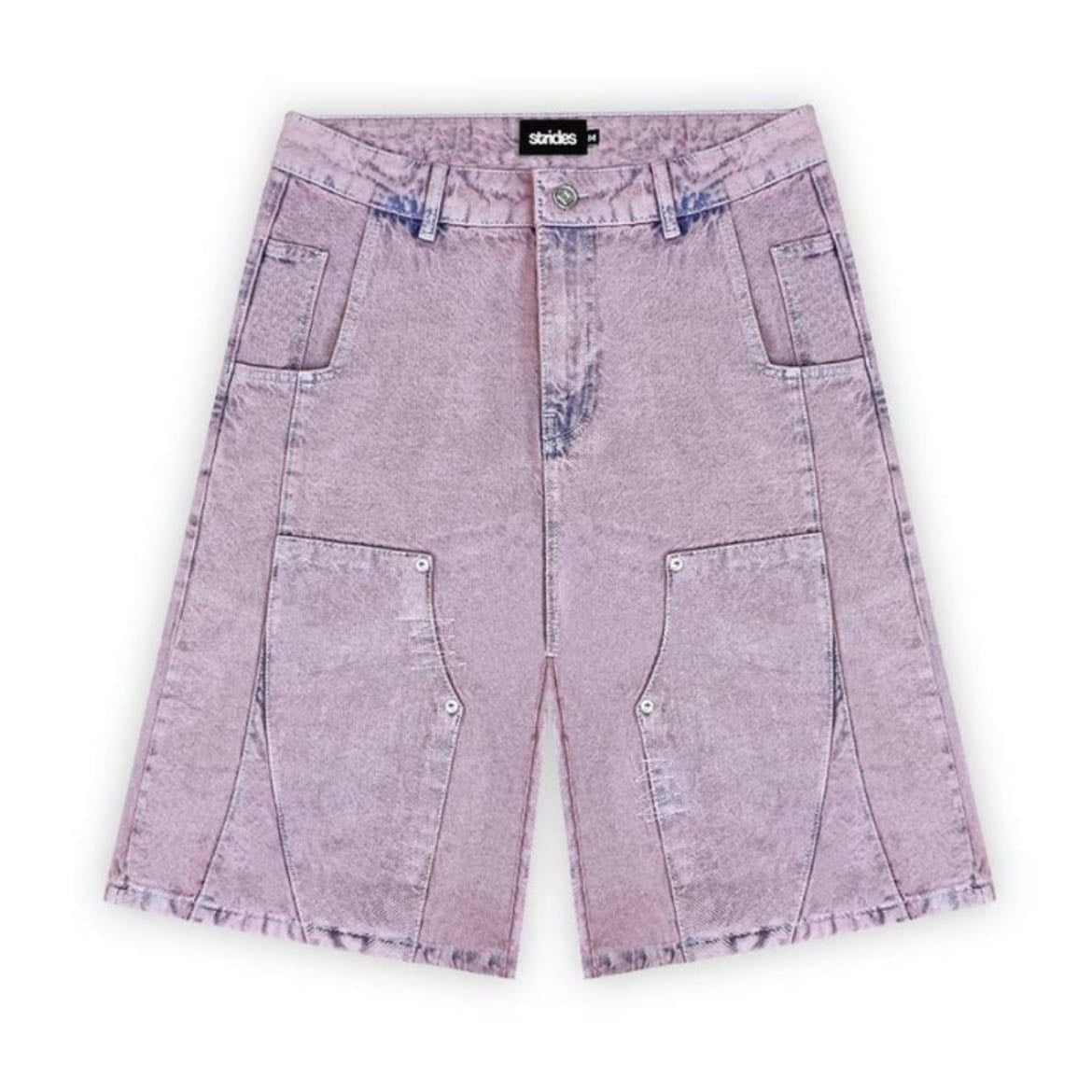 Carpenter split jorts acid Pink - de Strides