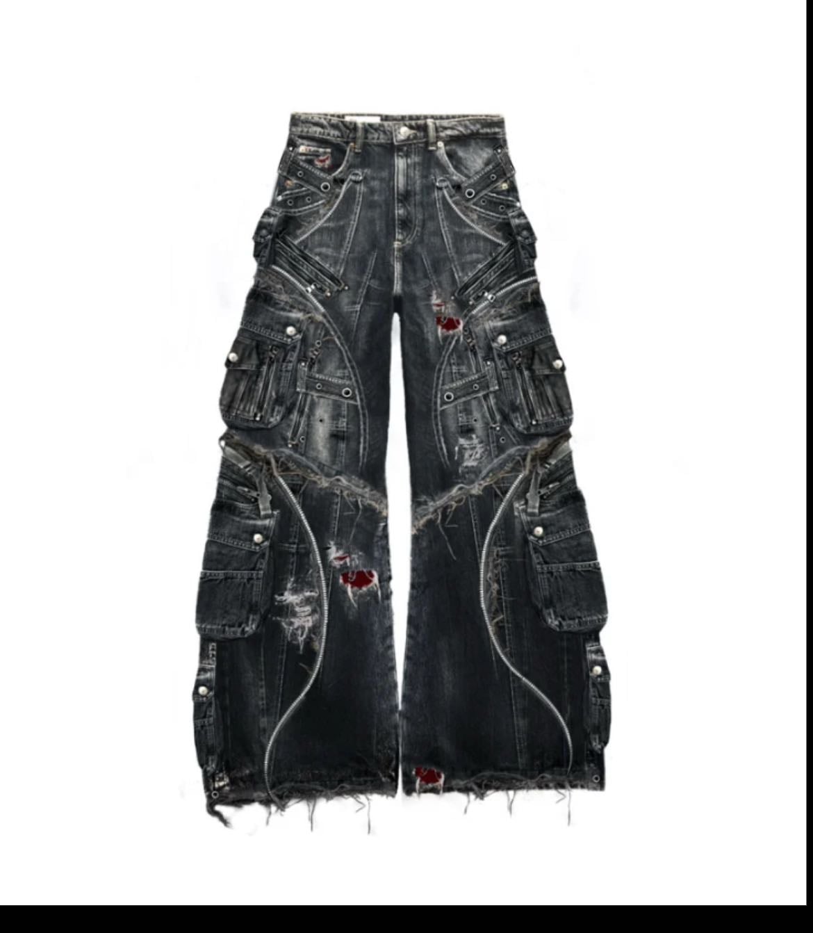 AW25 ‘SLADER’ STONE WASHED CARGO PANTS - de InsainWorldwide