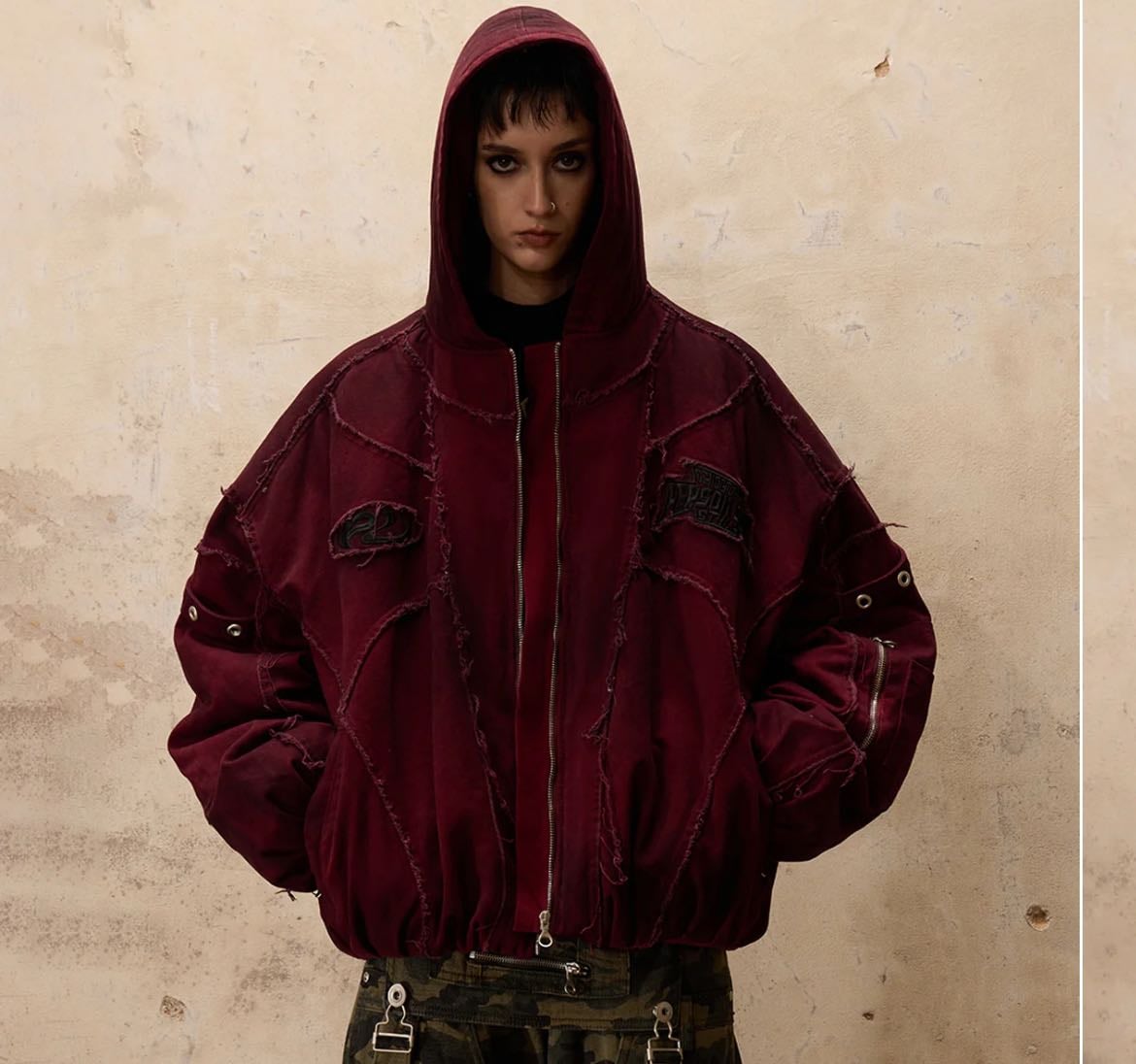 PERSONSOUL HAND BRUSHED DIRTY COTTON JACKET - de Personsoul