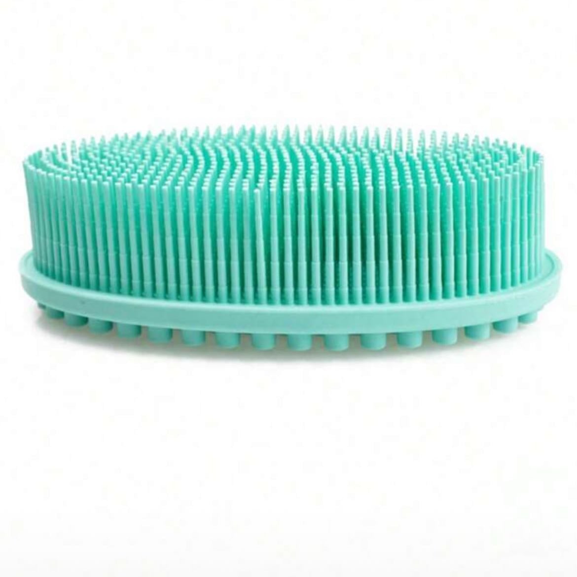 1 pieza de gel de ducha de silicona, gel de ducha exfoliante, esponja suave de silicona para gel de ducha, apto para pieles sensibles y de todo tipo, para limpieza e higiene, apto para hombres, mujeres y niños - de Shein