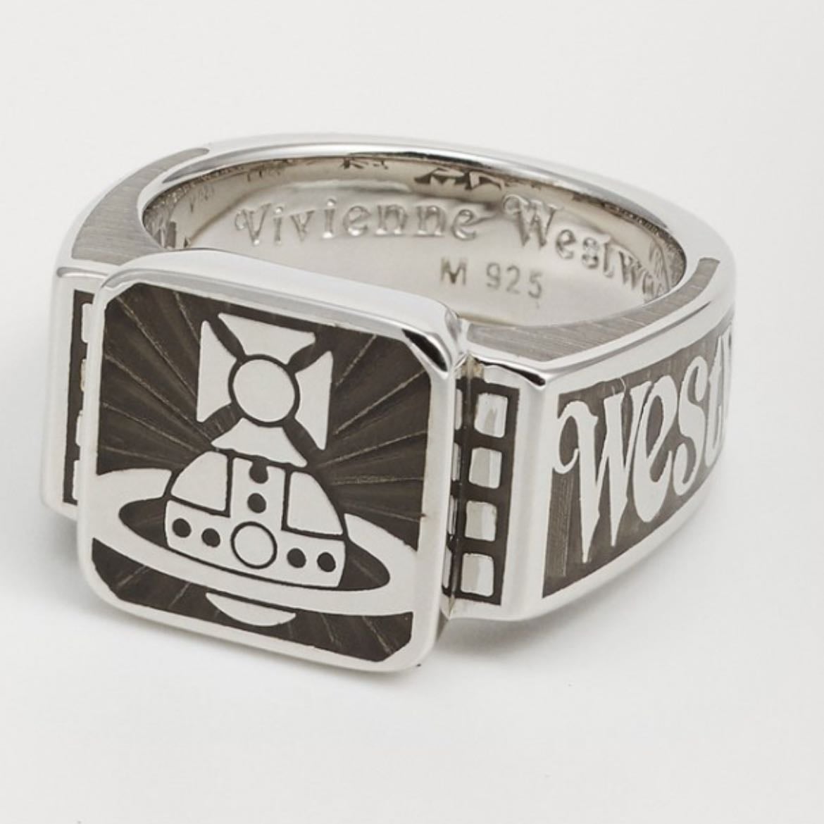 ALMA UNISEX - ANILLO- SILVER-COLOURED/BLACK - de Vivienne Westwood