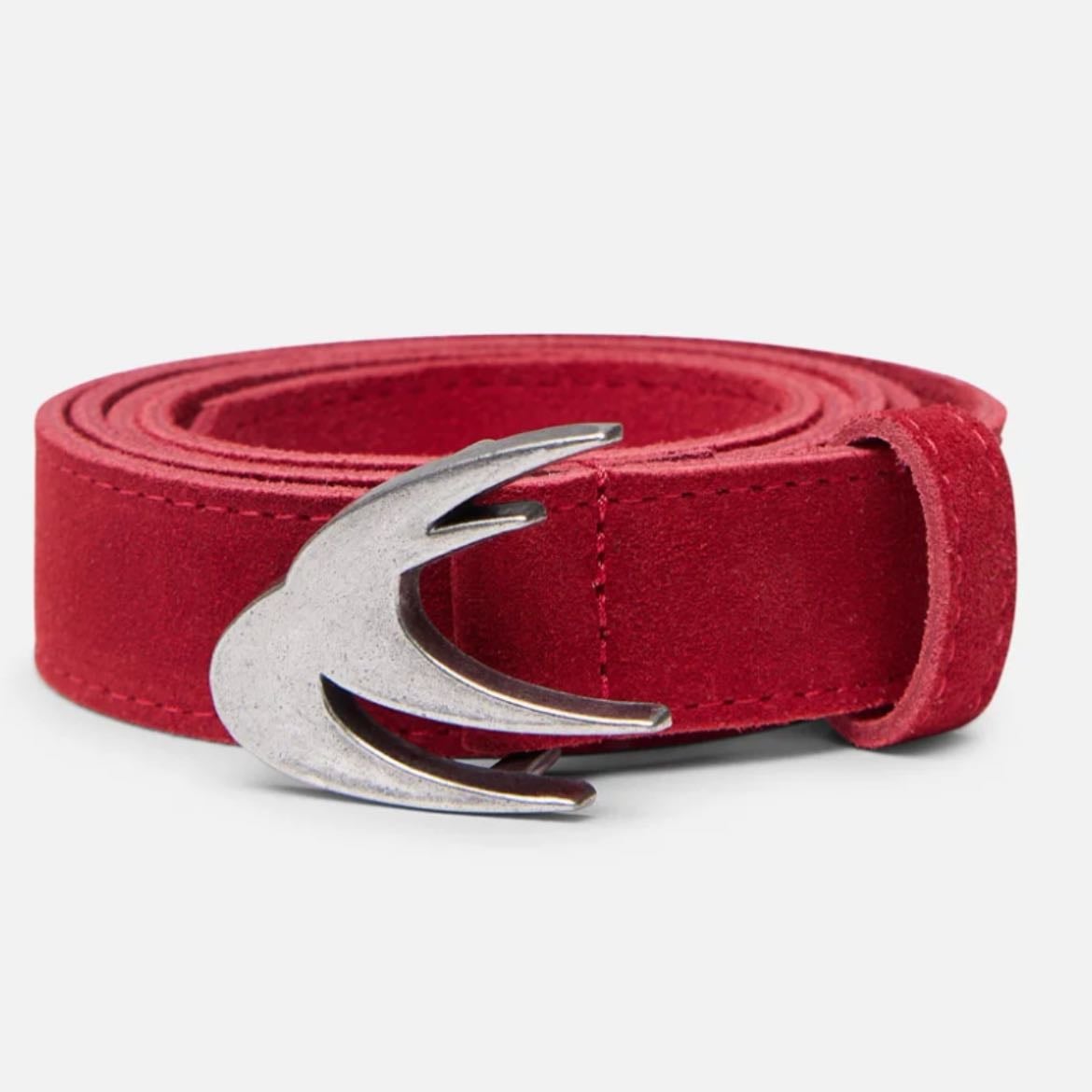 SUEDE RED BELT - de Scuffers