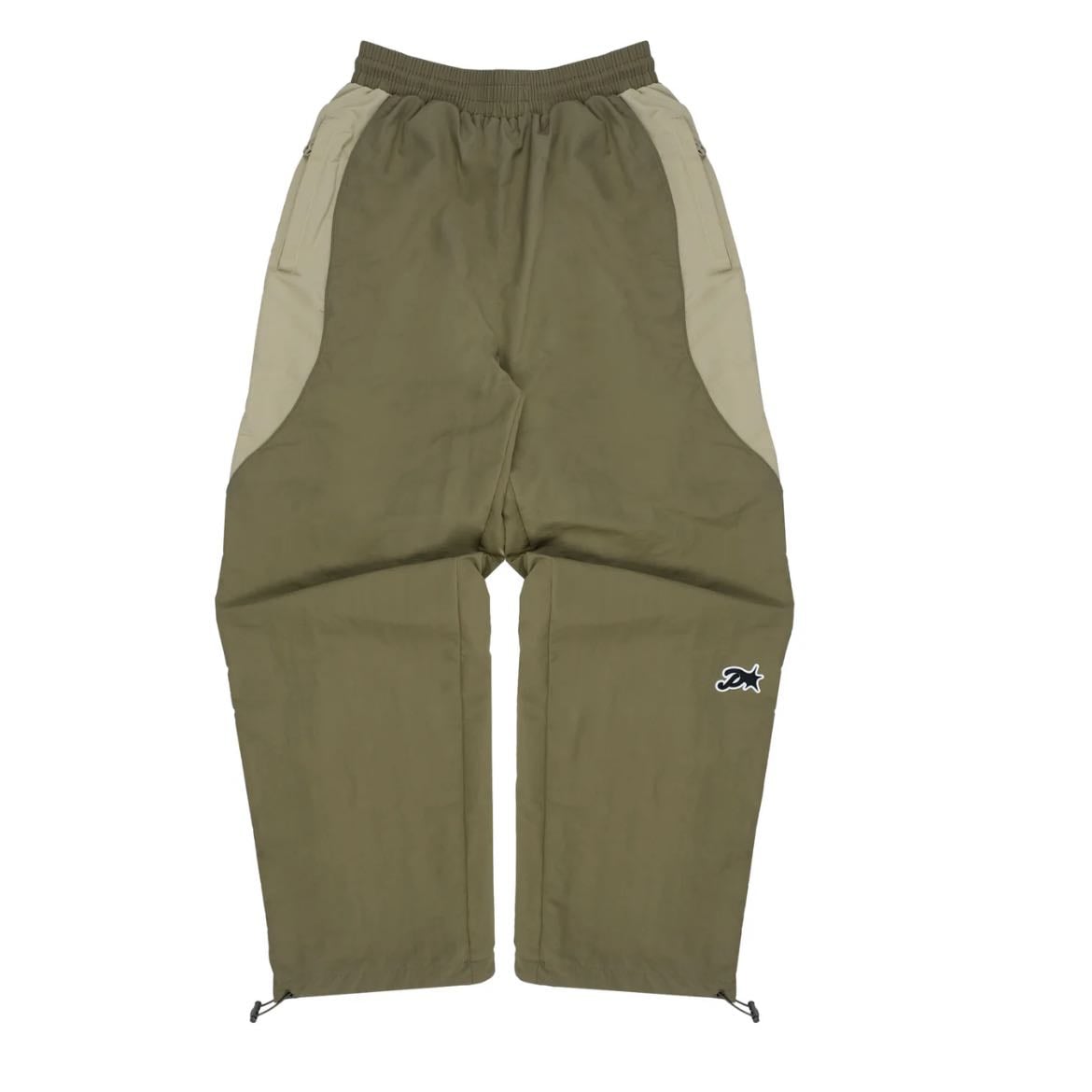 GREEN COACH TRACK PANTS