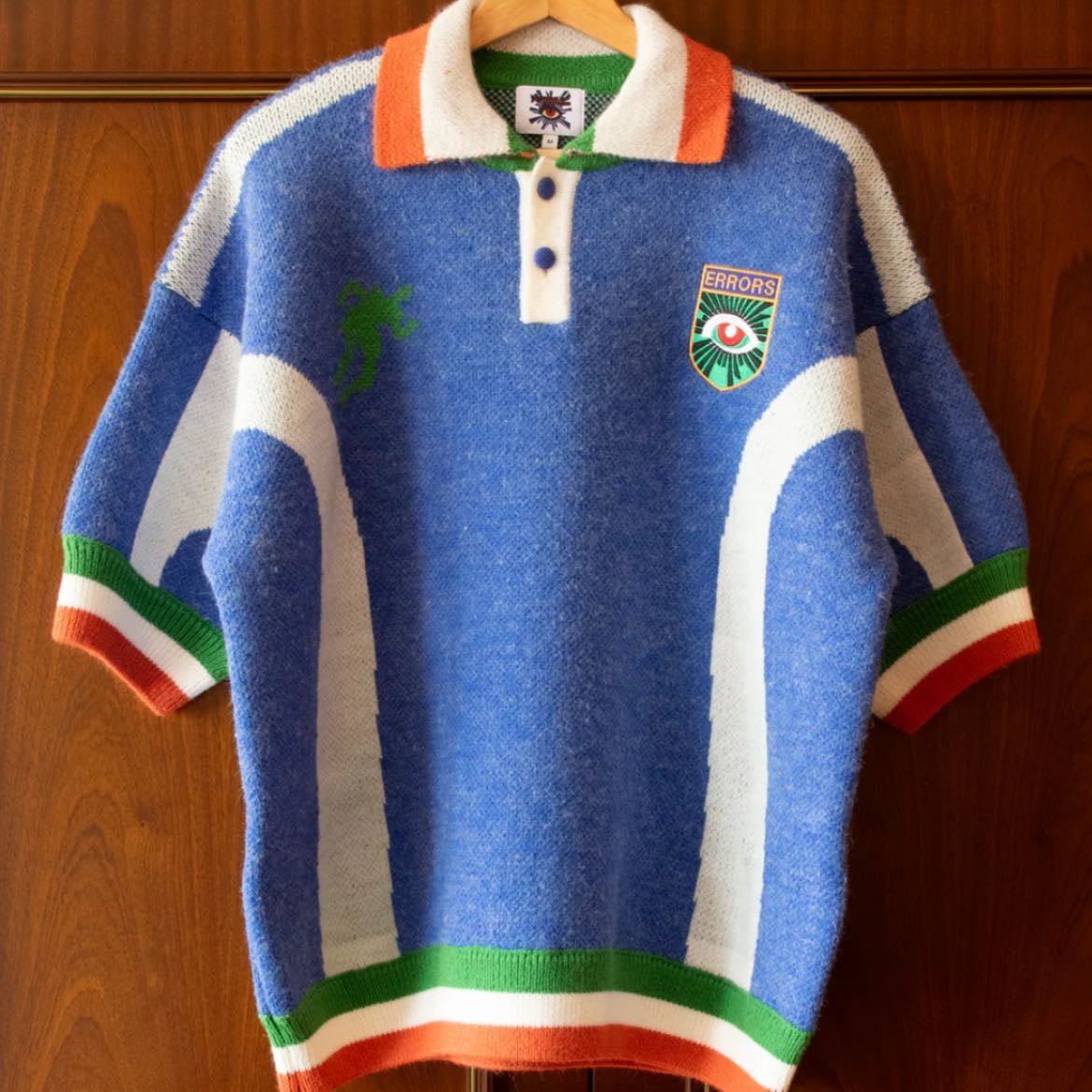 KNITTED FOOTBALL TOP - ITALIA