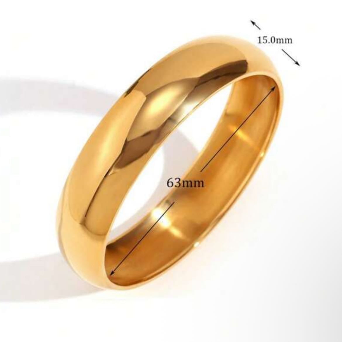 Pulsera ancha de modelo de moda, joyería lujosa de acero inoxidable, accesorios de alta gama con baño en oro de 18K y diseño único - de Shein