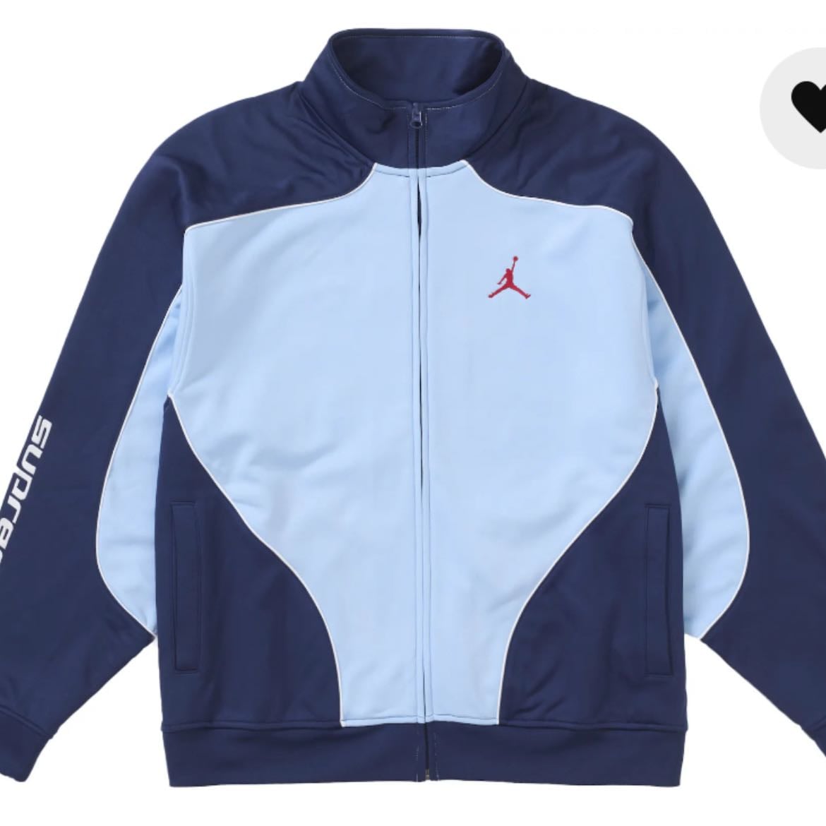 Chaqueta de chándal supreme jordan tricot azul claro - de Supreme x Jordan