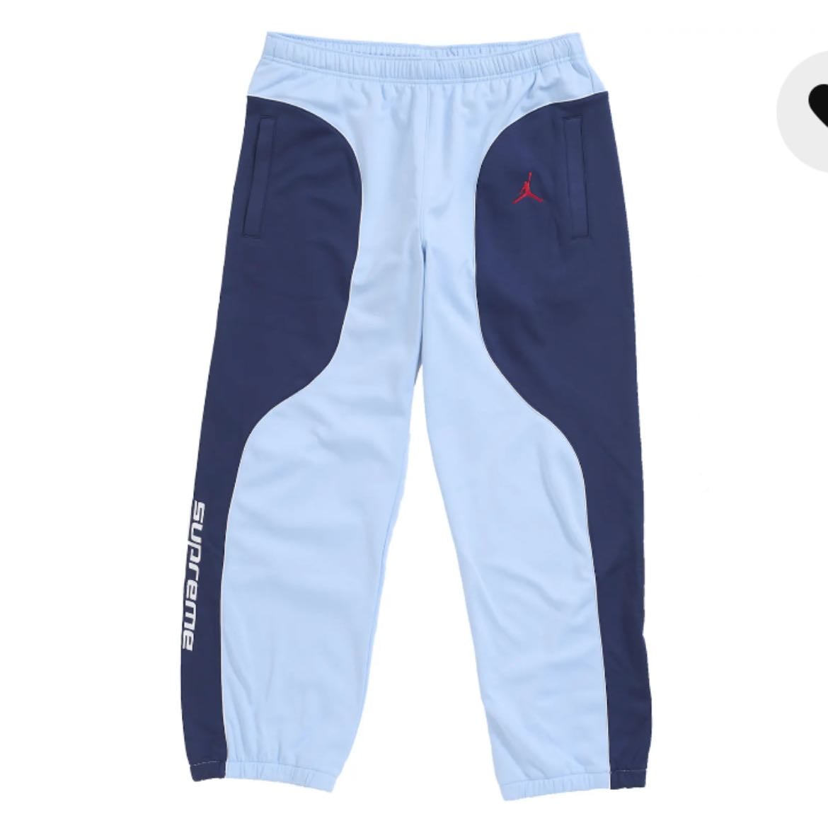 Supreme jordan tricot track pant azul claro - de Supreme x Jordan