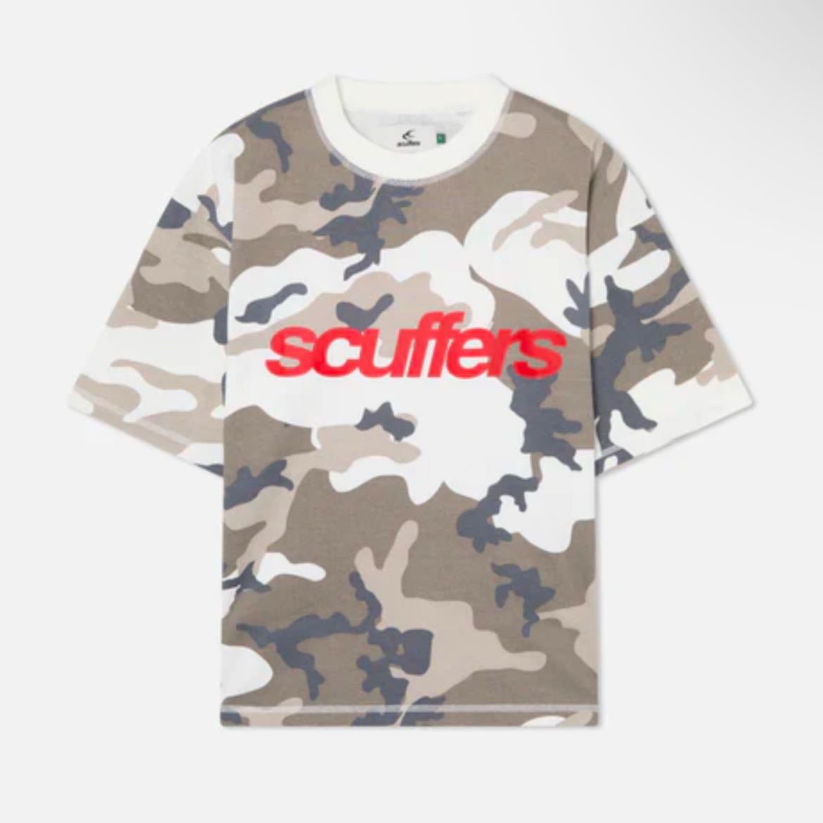 New age camo t-shirt - de Scuffers