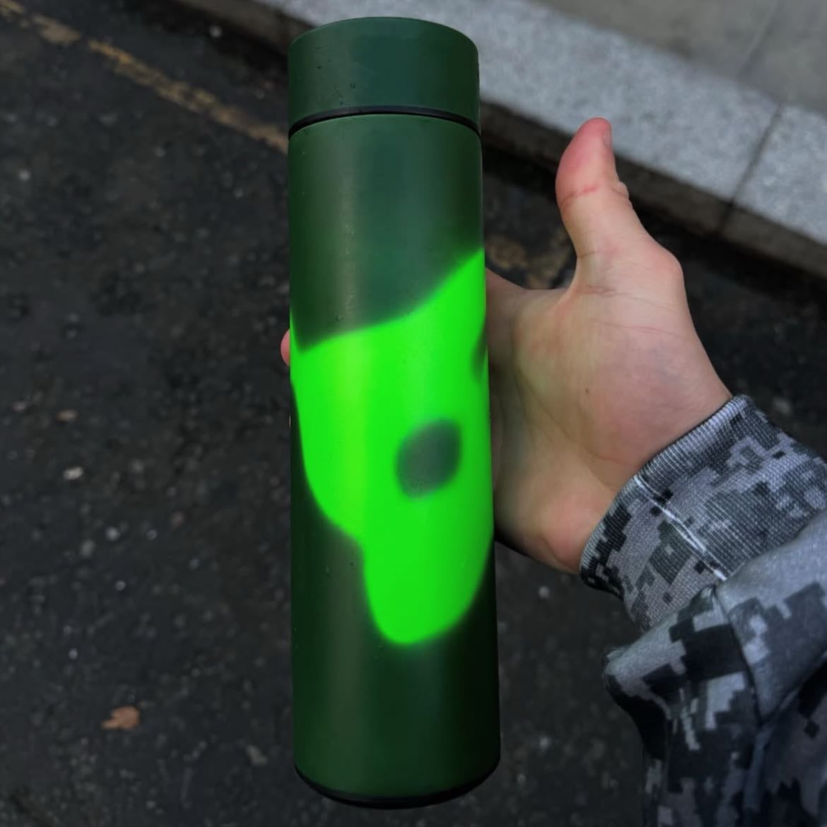 Heat Reactive Bottle (Green/ Light green) - de Mertra