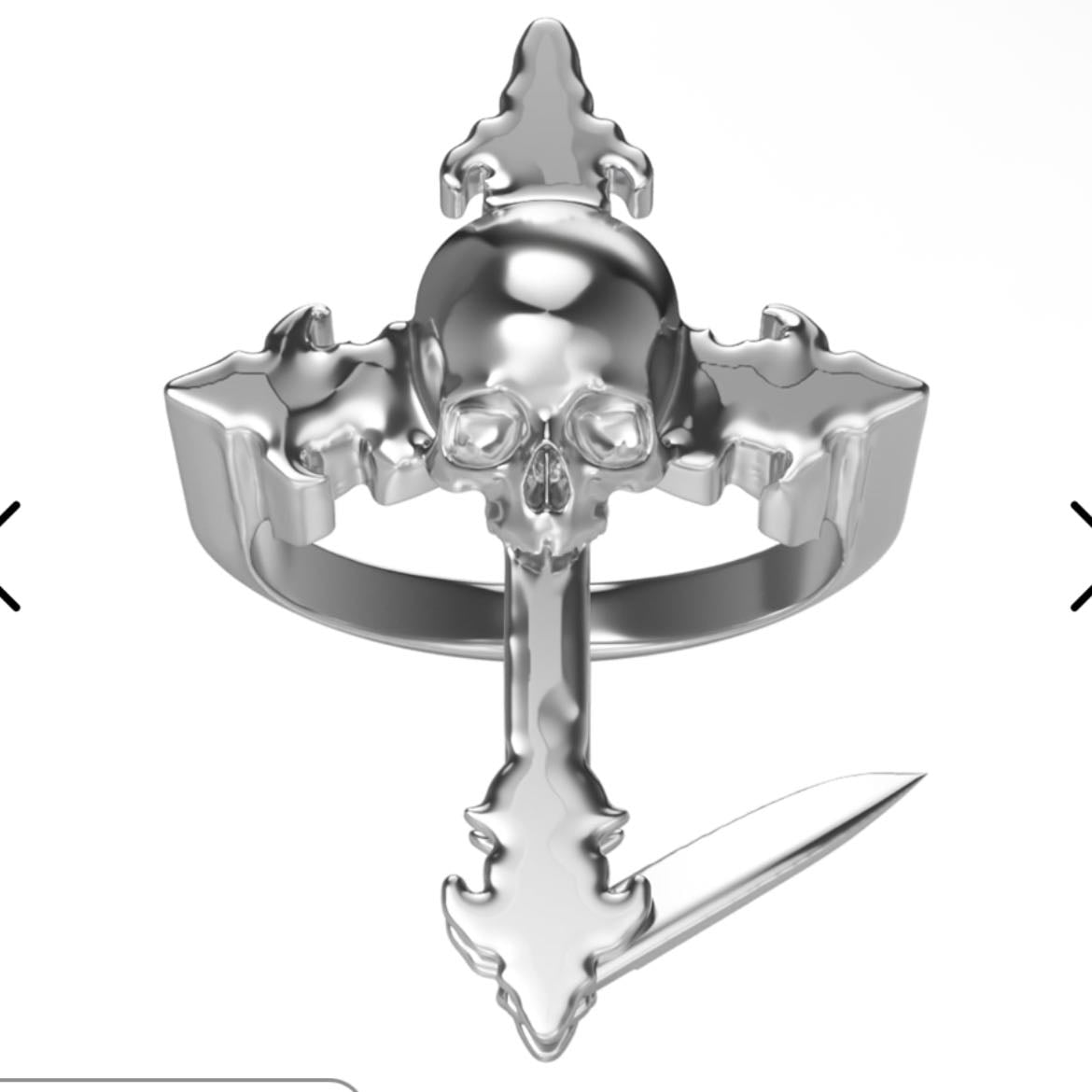 DYT LETTER OPENER RING - de Hard Jewelry