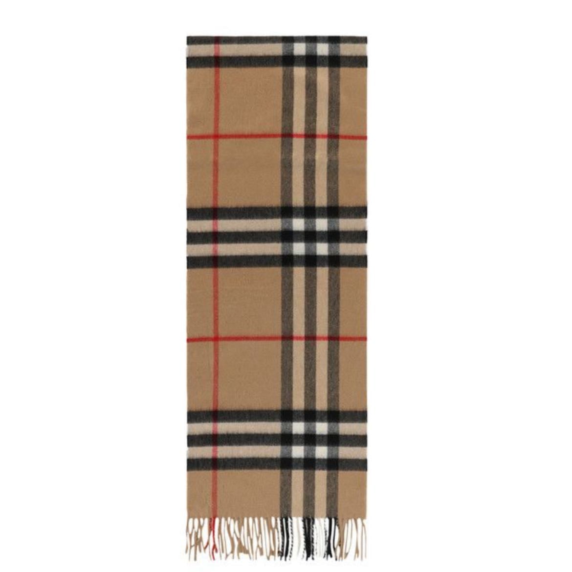 Burberry Giant Check Cashmere Scarf “Beige” - de Burberry