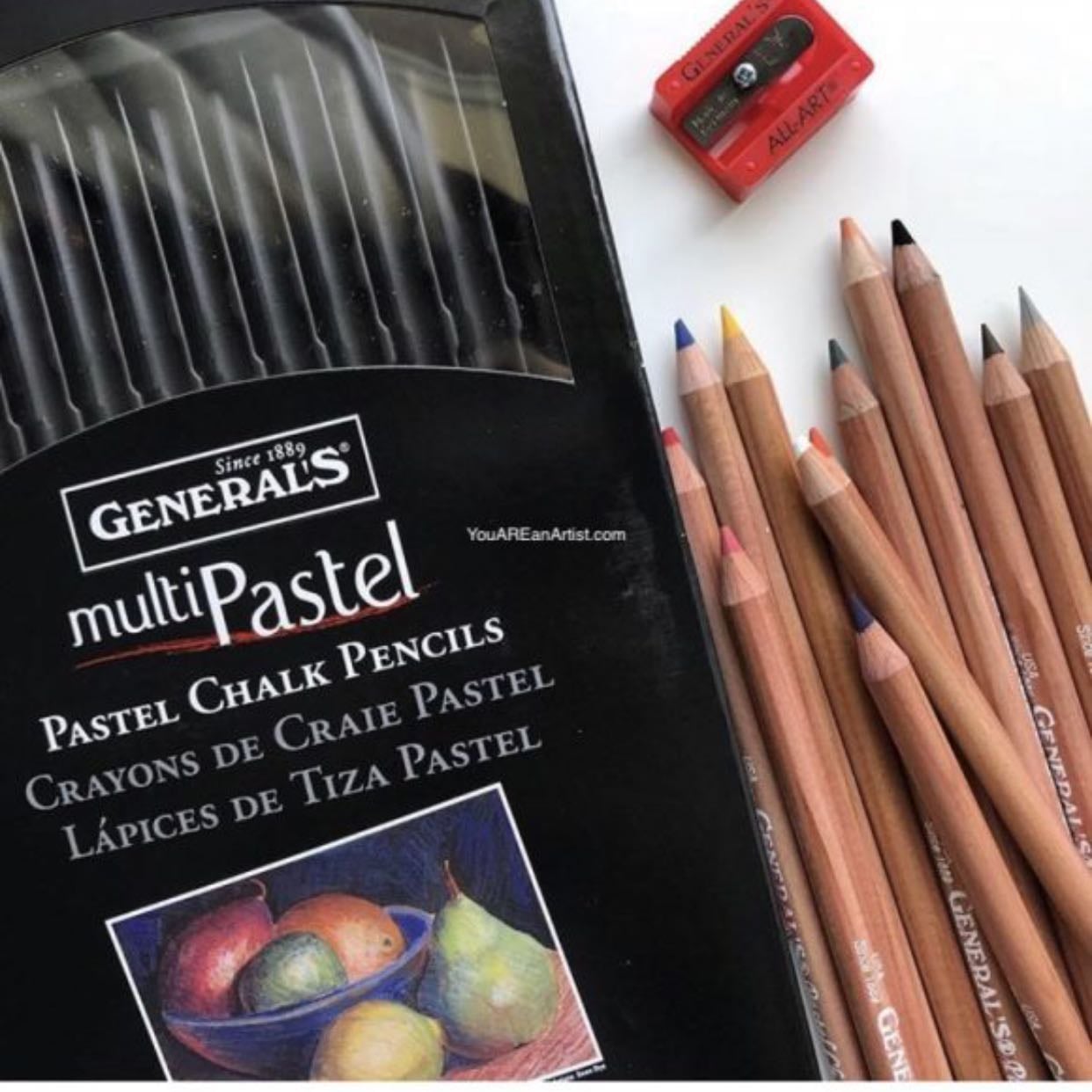 Soft chalk pencils