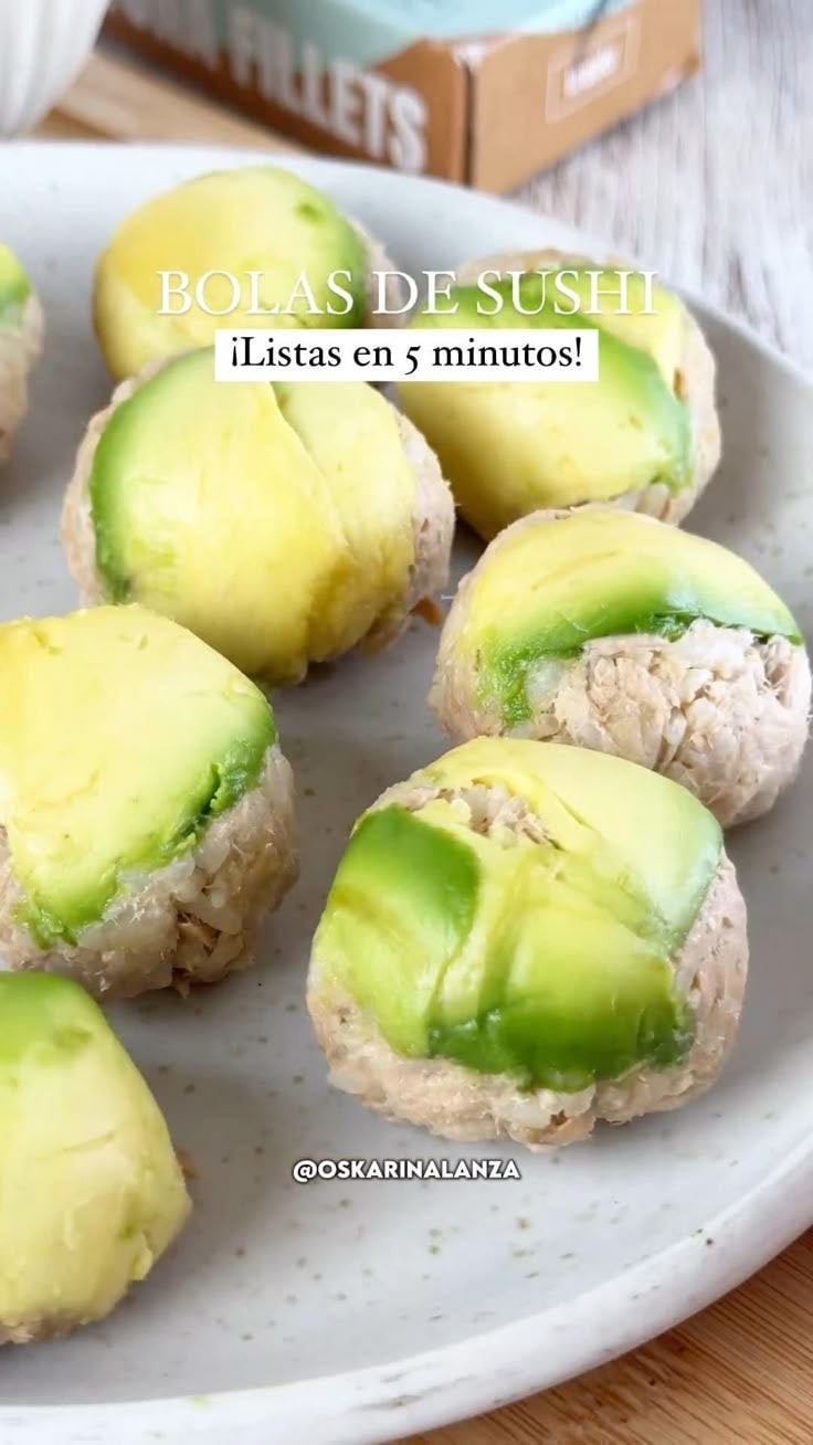 Bolitas de sushi - Pinterest