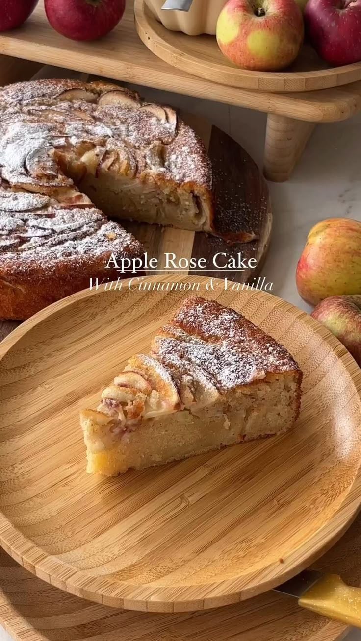 Apple Rose Cake - Pinterest