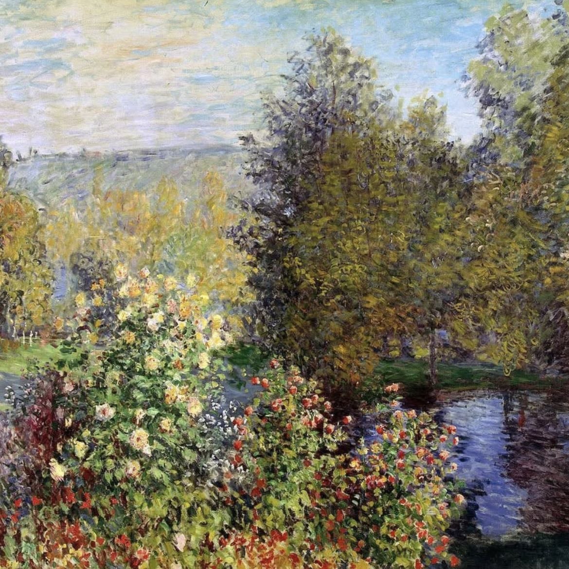 A corner of the garden at Montgeron
