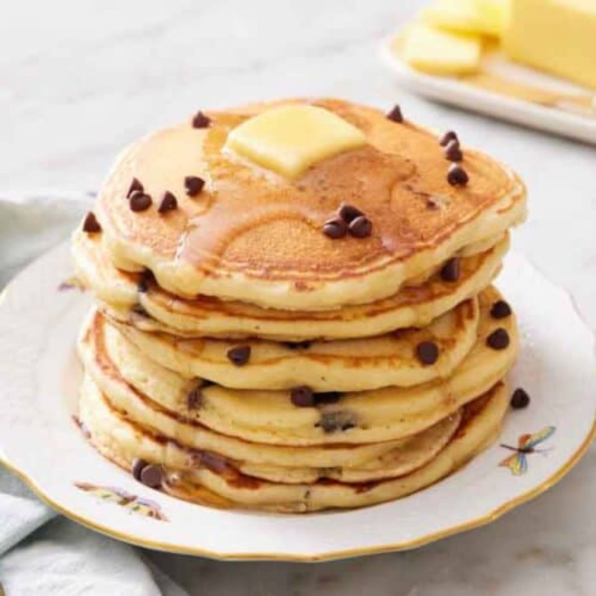 Chocolate chip pancakes