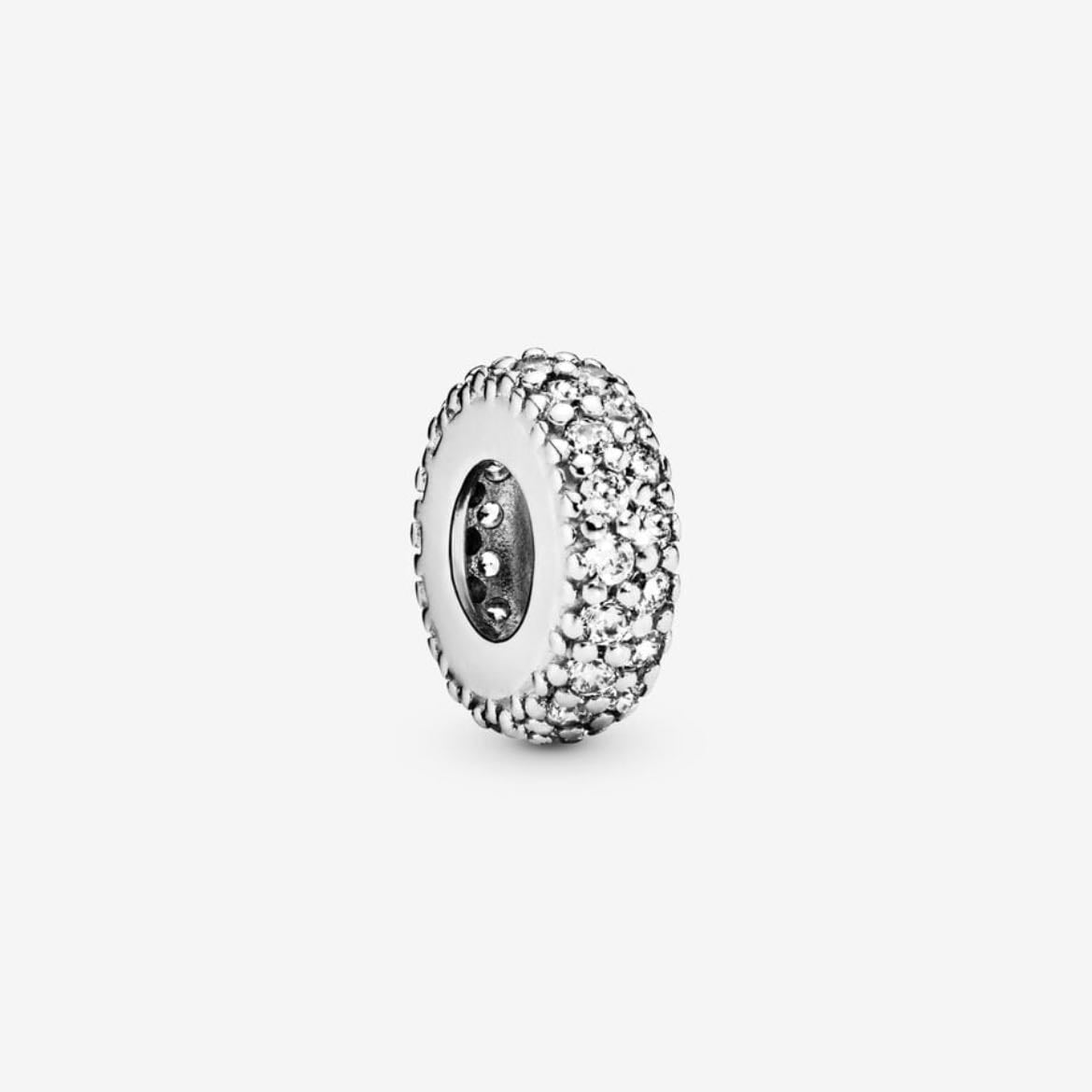 Charm Espaceur Scintillant Transparent