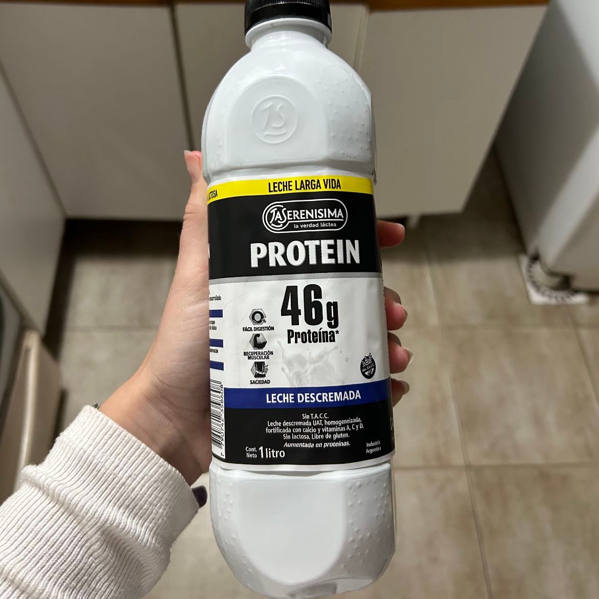 Leche con proteína