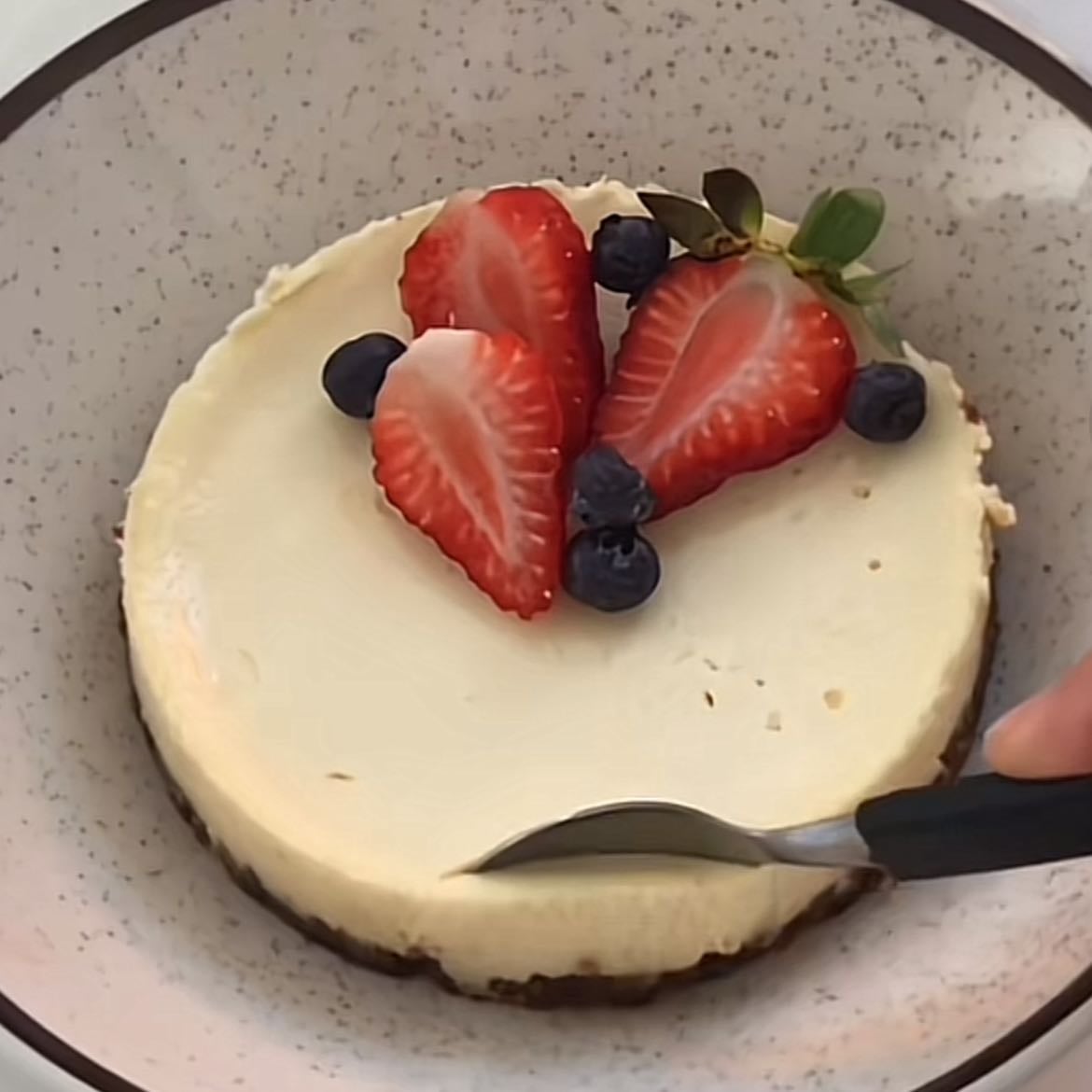 Cheesecake saludable