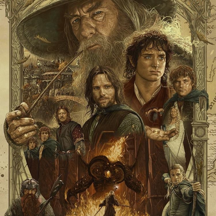 The Lord of the Rings movies (2001-2003)