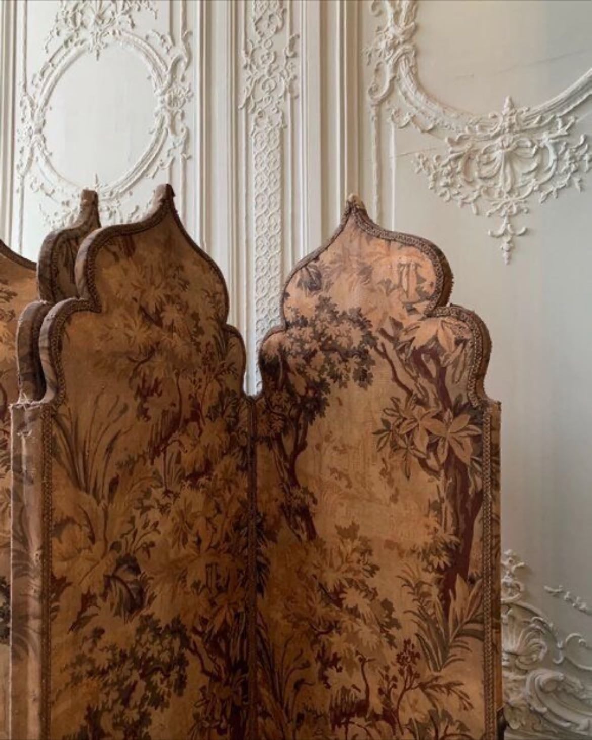 Vintage folding screen