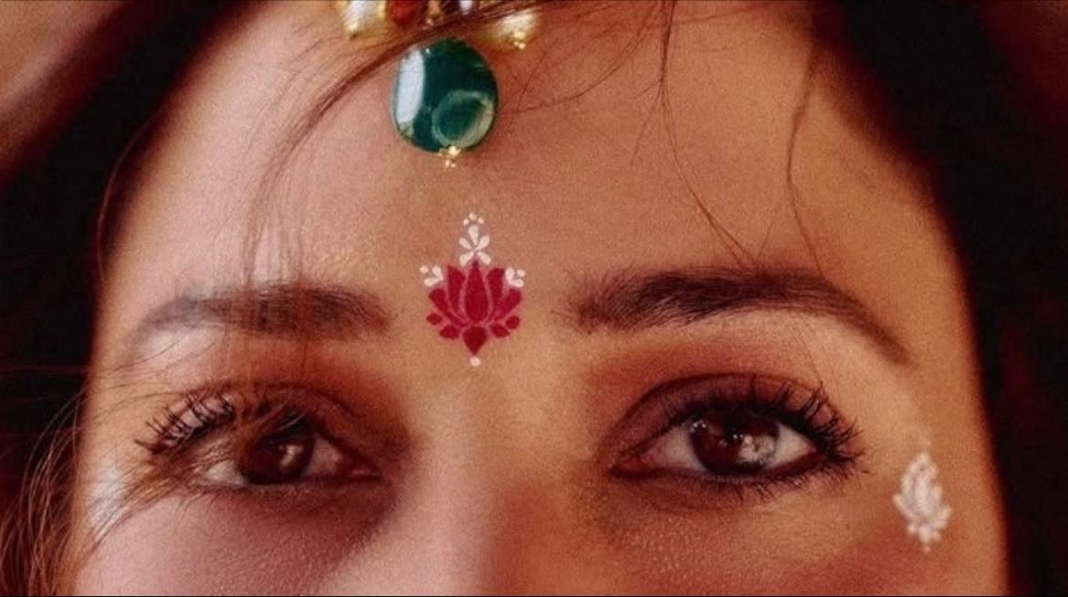 Bindi - It sort of balances the face