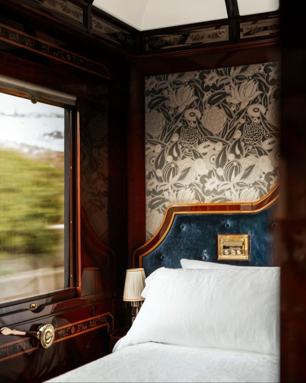 Traveling on a historic luxury train