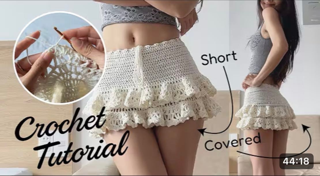 layered ruffle skirt