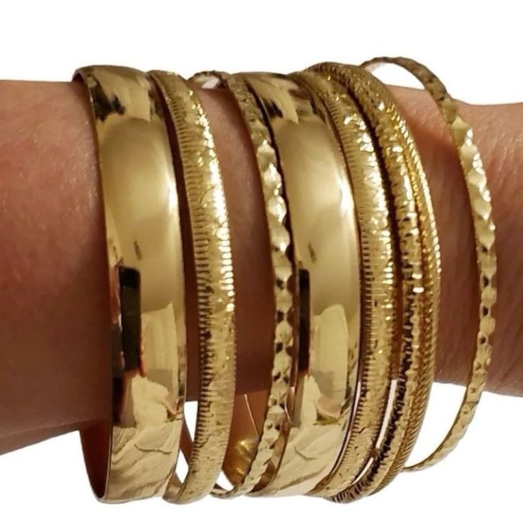 gold bangles