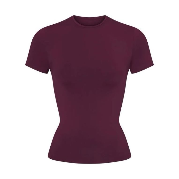 long fitted tops - belly button length