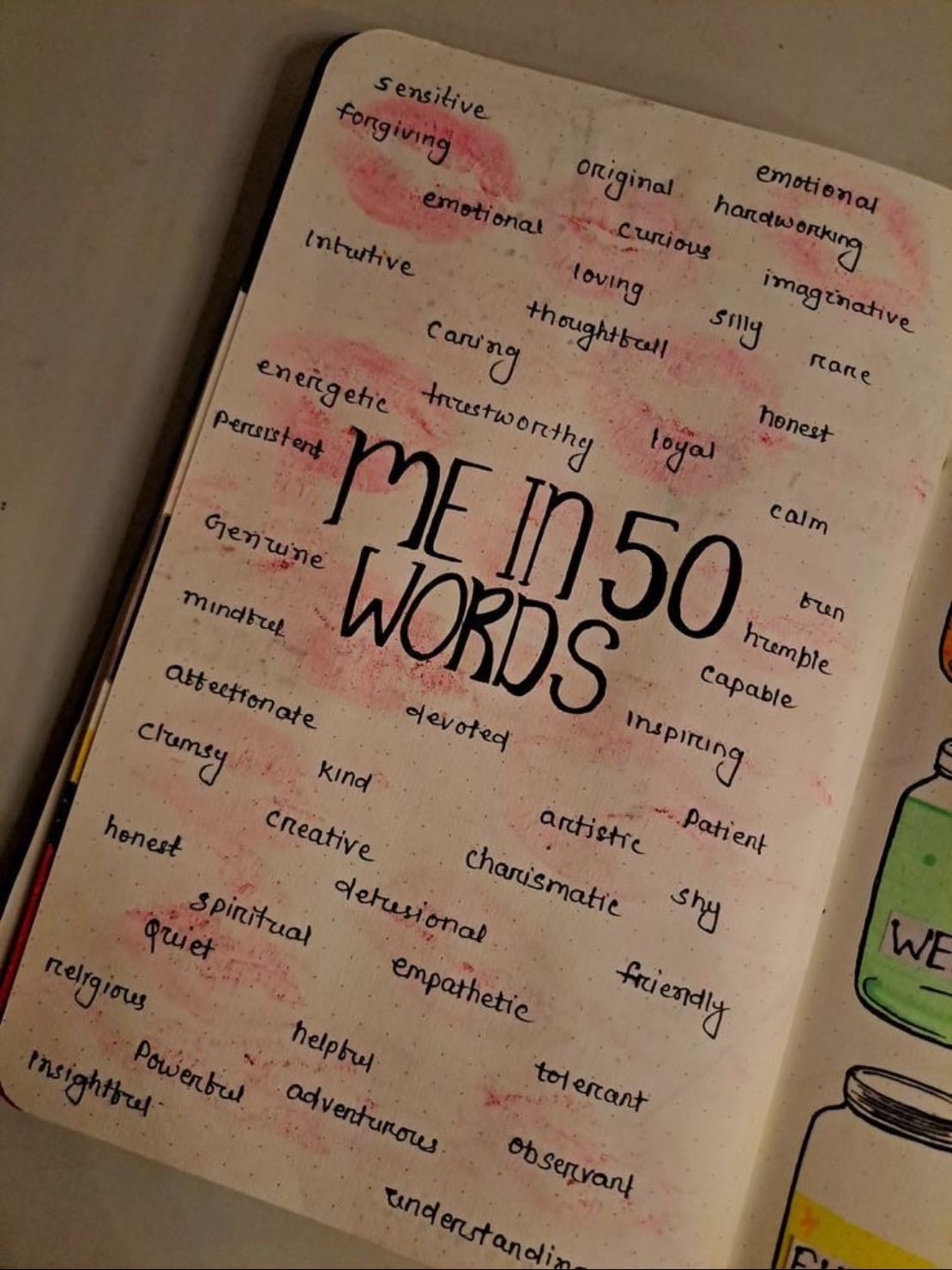 Me in 50 words - 私を表す50の言葉