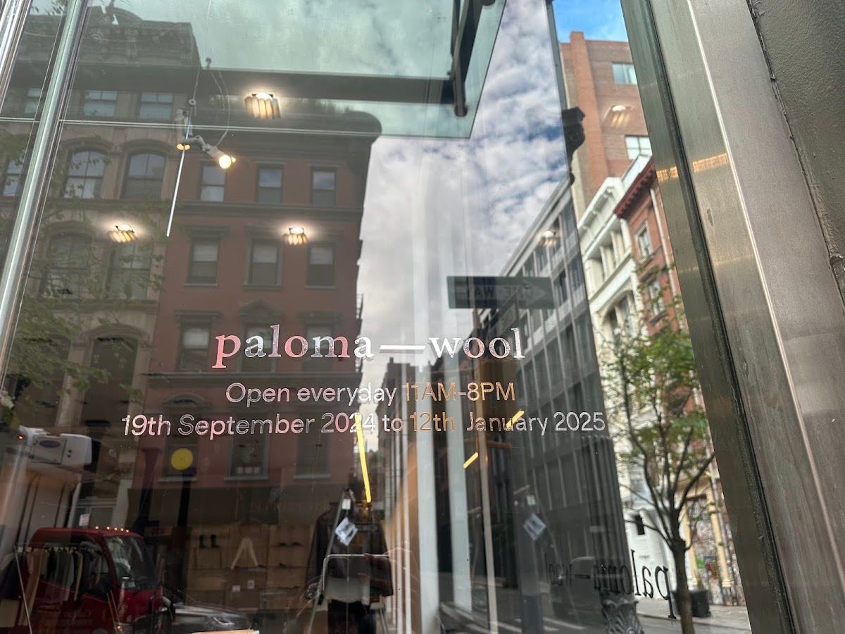 paloma wool NYC - Pop-up store