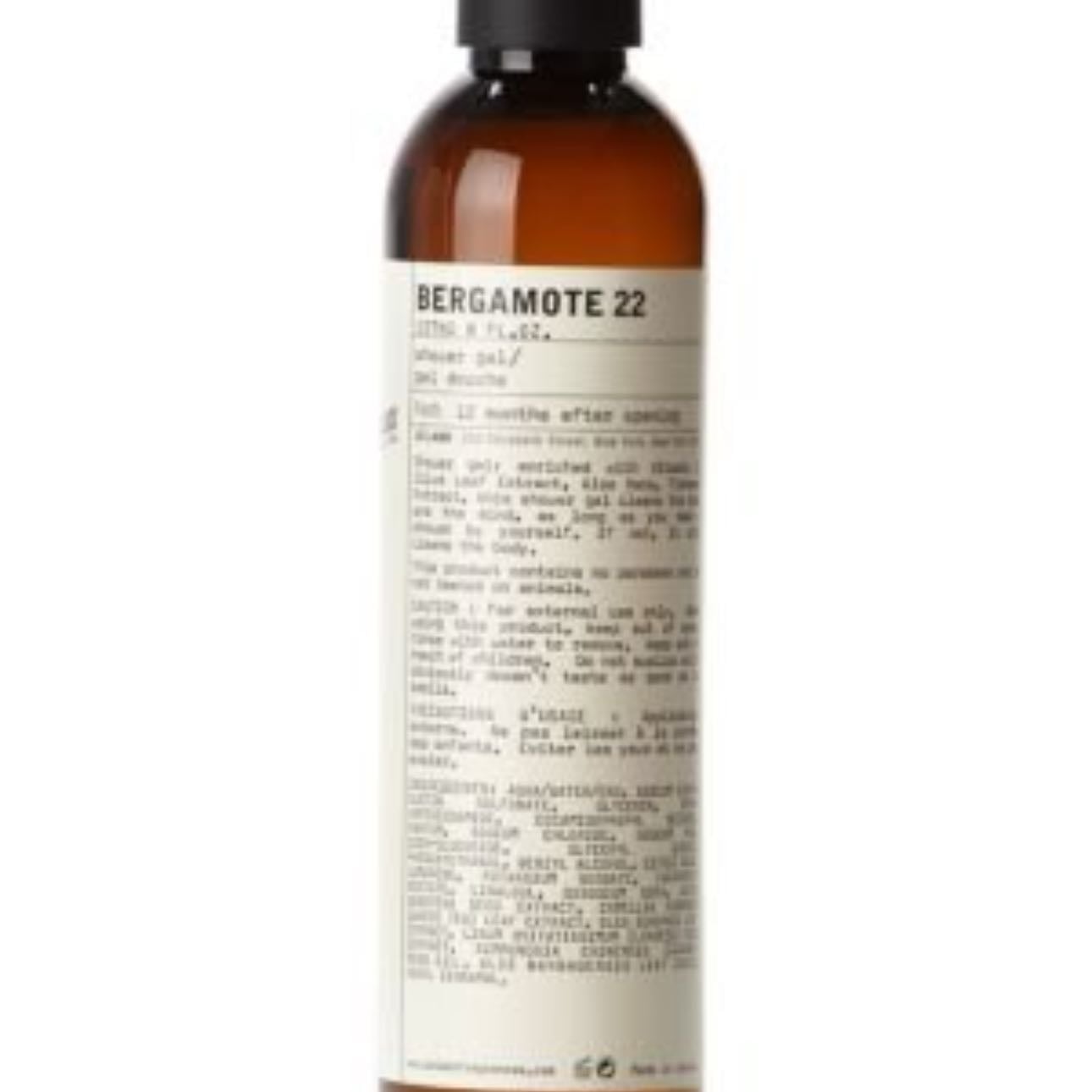 bergamote 22 perfuming shower gel - le labo