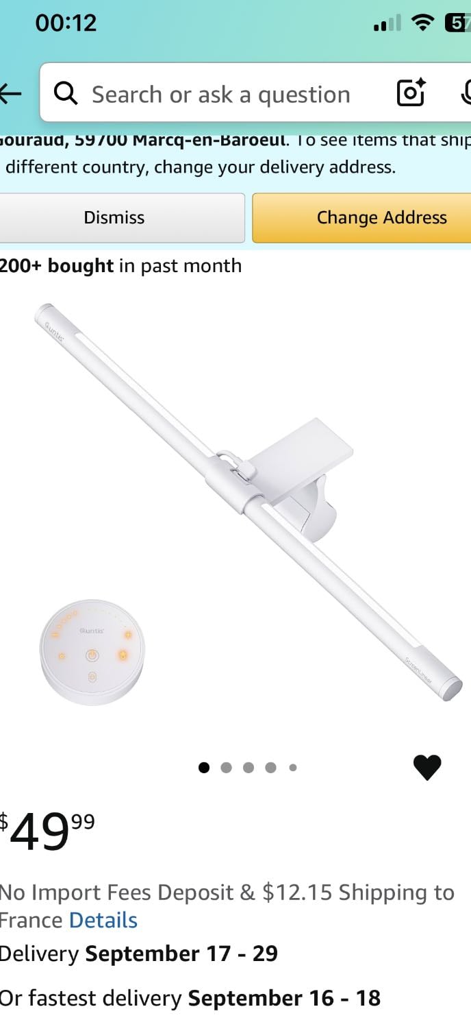 Light monitor bar
