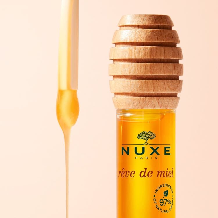 Huile lèvre miel nuxe