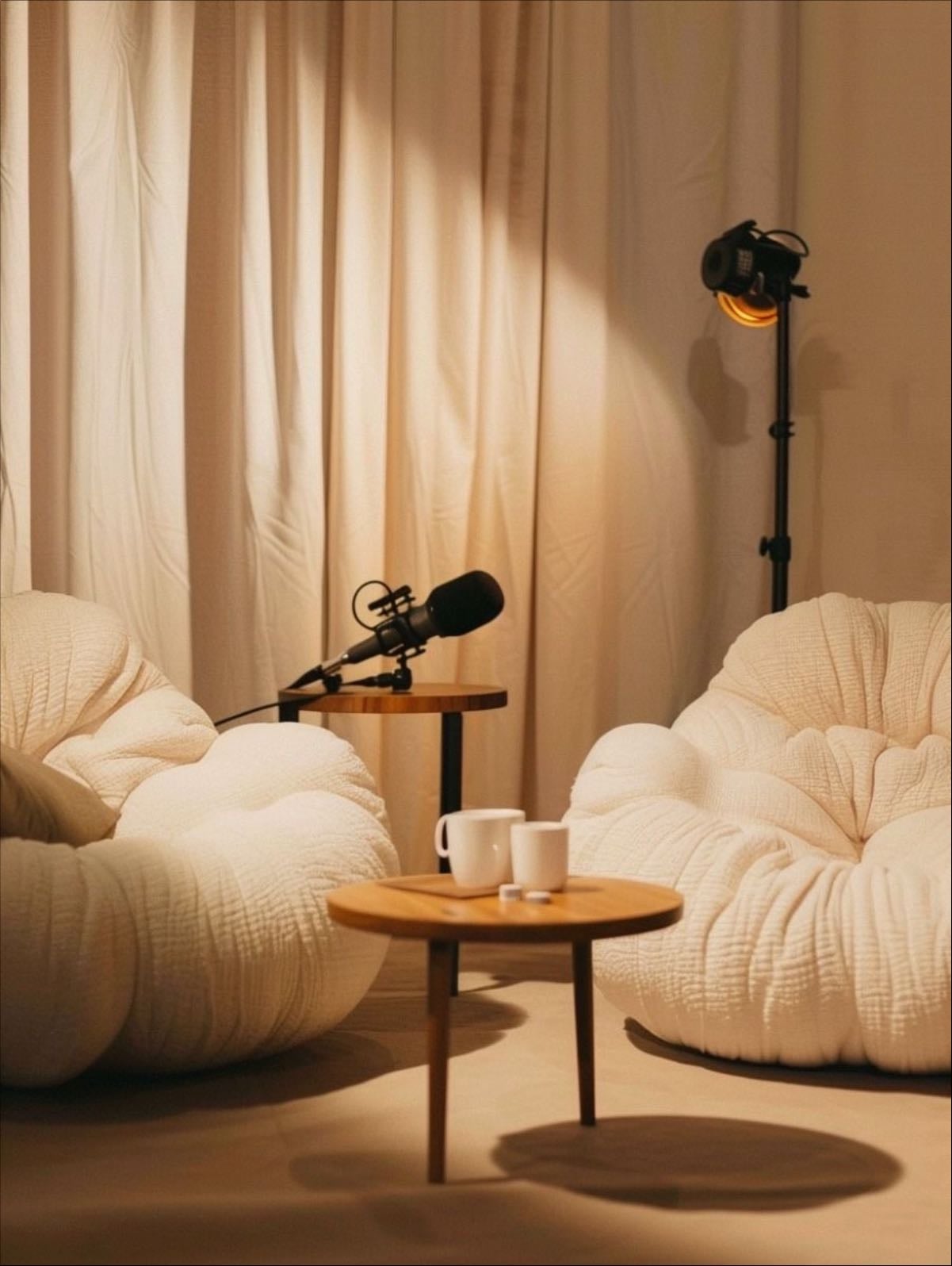 Ir a um podcast famoso