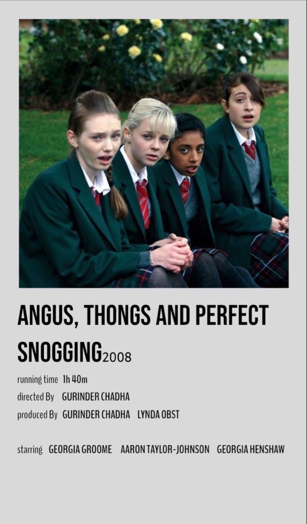 Angus, thongs and perfect snogging