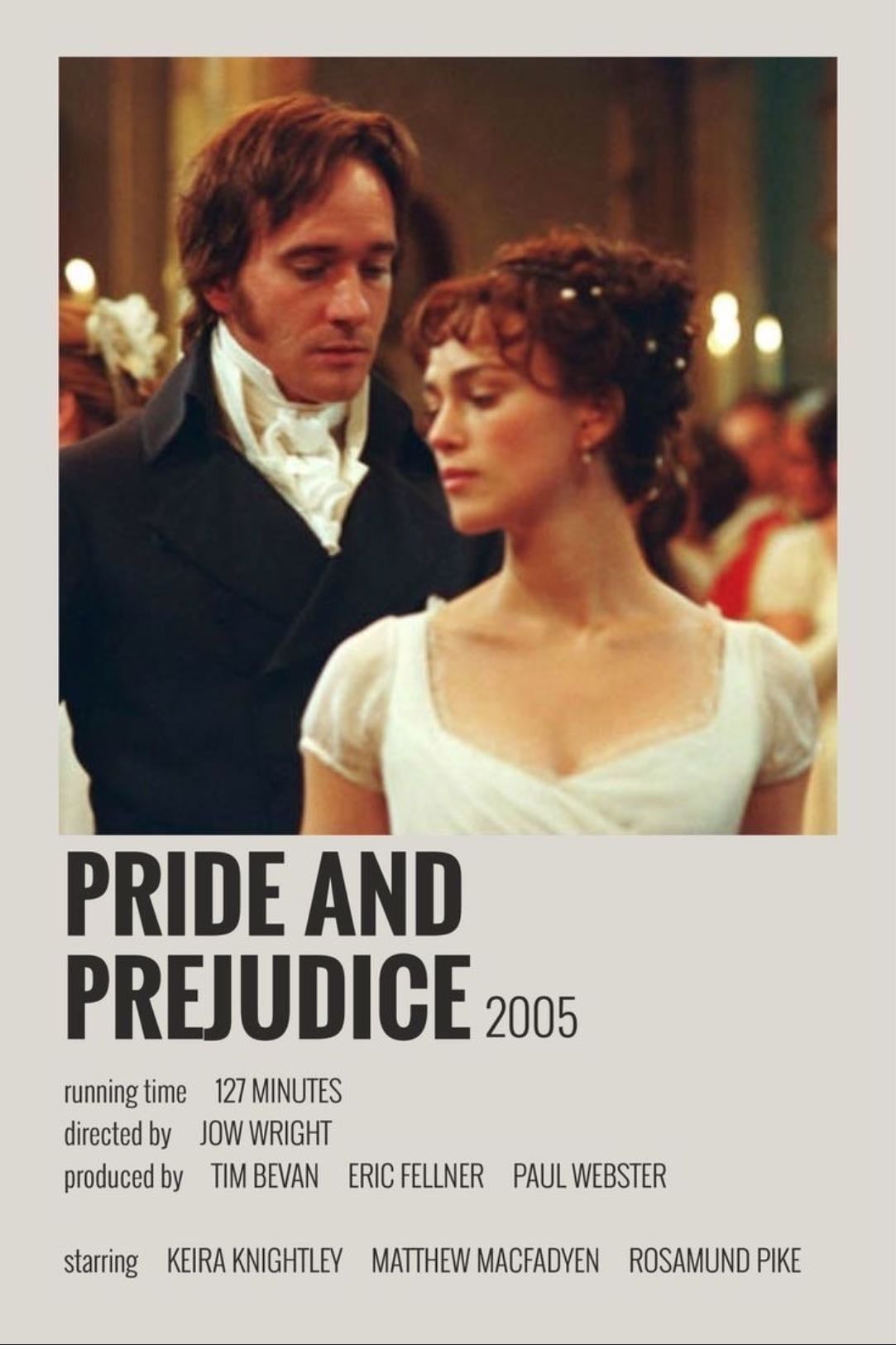 Pride and prejudice