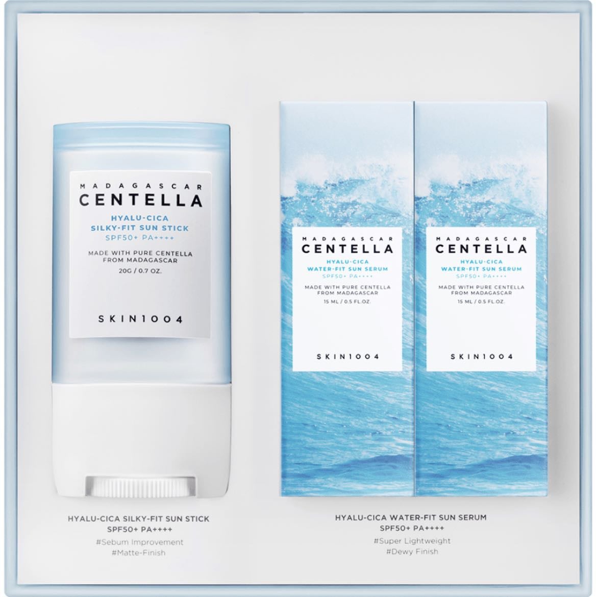 Skin1004. Madagascar Centella Hyalu-Cica Sunsational Kit.